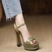 2026 Summer New Waterproof Platform Ultra Heel Fashion Sandals Simple And Versatile High Heels For Petite Women_vogvips.com