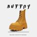 High-top Leather Shoes Martin Boots Men's Shoes Thick-soled Inner Height-increasing Casual Big-head Leather Boots_vogvips.com