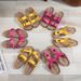 Women's Cork Slide Sandals - Lightweight EVA Sole, Breathable Mesh Lining, Slip-On Beach Clogs For Summer (Yellow & Pink Options)_vogvips.com