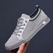 Straight New Casual Breathable Mesh Sports Thin Version, One Foot, Versatile Student Board Shoes, Men's Shoes_vogvips.com