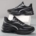 New Men's Korean Edition Flyknit Air Cushion Soft Soled Fashion Trend Breathable Sports Shoes For Men_vogvips.com