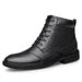Large Size High-top Velvet Warm Personalized Leather Shoes_vogvips.com
