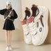 Women's Summer Breathable Mesh Student Sneakers, 2025 New Casual White Shoes, Versatile And Trendy On Instagram_vogvips.com