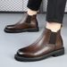 European Warm Series 2025 Autumn Winter New Black Martin Genuine Mid-Calf High-End Short Men's Casual Leather Boots_vogvips.com