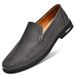 Large 45 Men's Hollow Casual 46 Soft Sole Small Size 37 36 Breathable Slip-On Genuine Leather Shoes_vogvips.com