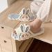 Women's Spring And Summer Cute Girly Bunny For Students Home Bedroom All Seasons Silent Cotton Linen Slippers_vogvips.com