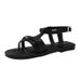 Soft-soled Roman Sandals Women, 2026 Summer New Style, Versatile Casual Flip-flop Design, Shoes For Beach Vacations_vogvips.com