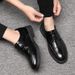 TerraStride Spring For Men Business Formal Casual Suit Youth British Style Soft Sole Pointed Toe Groomsmen Breathable Small Leather_vogvips.com