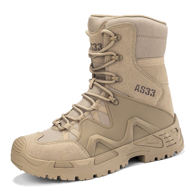 Men's Tactical Boots Waterproof Winter Hiking Shoes - Anti-Slip Durable Combat Boots For Outdoor, Trekking & Military Enthusiasts Combat Boots_vogvips.com