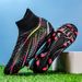 Football shoes High top new camouflage adult training professional spike sneakers_vogvips.com