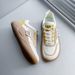 Women's White Chunky Sneakers - Thick Sole Platform Shoes For Spring, Fashionable Casual & Streetwear Shoes_vogvips.com