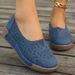 2025 New Casual Flat Bottomed Hollow Hole For Women With Round Heads, One Foot Stepping Loafers, Lazy Single Shoes_vogvips.com