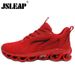 JSLEAP Mens Mesh Blade Running Gym Walking Shoes Just So Sneaker_vogvips.com