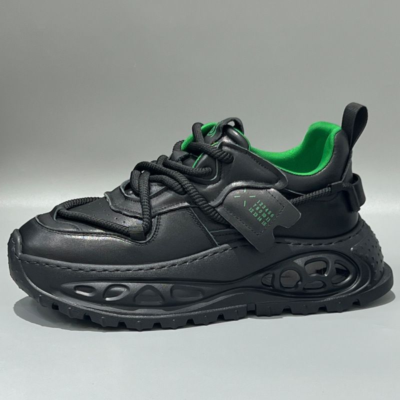 2024 New Autumn Thick-Soled Height-Increasing Genuine Leather Breathable Casual Dad Shoes Men's Fashion Air Cushion_vogvips.com