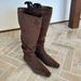 2025 Autumn Winter Two-Way Fold Over-the-Knee Slimming Square Toe Chunky Heel High Tube Riding Flat Boots_vogvips.com