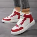 Men's And Women's Autumn New Leather Casual Campus White Sports High Top Shoes_vogvips.com