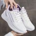 Spring New Cross-Border Women's Mesh Breathable Sneakers Soft Sole Comfortable Casual Running Shoes_vogvips.com