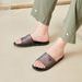 Crystal Slippers For Men, Plastic Home Wear, Durable Indoor Bathroom Non-Slip Couple Slippers, Breathable Cool Slippers For Women_vogvips.com