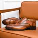 Summer Blok Business Dress Leather Men's Pointed Korean Edition British Casual Black Wedding Shoes_vogvips.com