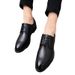 Suitable For All Seasons Men's Korean Style Trendy Lace-up British Business Formal Casual Leather Shoes For Men_vogvips.com