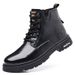 European Warm Series 2025 New Outdoor Martin Leather High Top Men's Work Motorcycle Boots British Style Oxford Sole_vogvips.com