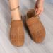 Large Slippers Women In Summer 2025, New Style With Metal Hollow Toe For Women, Size 43_vogvips.com