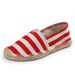 Casual Espadrilles Handmade Fashion Versatile Straw Woven Linen Sweat-Absorbing Breathable Slip-On Lazy Cloth Shoes_vogvips.com