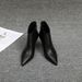 FHC Europea New High Heels Ankle Boots,Fall/Winter Shoes For Women,Short Botas,Zapatos Para Mujeres,Back Zip,Black,Dropship_vogvips.com