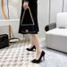 【Moli Xiaoxiang】Shallow Mouth Single Shoes For Women 2022 New British Style Sexy Versatile Pointed Toe Stiletto High_vogvips.com