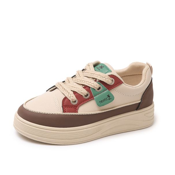 thick-soled Little White Shoes Women's Versatile Breathable Student Board Shoes Casual Shoes Increase Orgasm_vogvips.com
