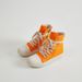 Men's Shoes High Top Shoes Orange Canvas Men And Women Same Style Couple Sneakers_vogvips.com