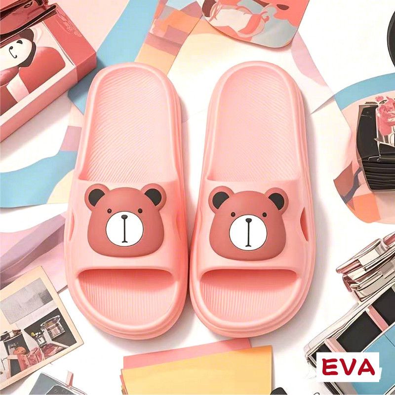 New Cartoon Slippers Women, Non-slip, Thick-soled, Cute, Lightweight EVA Sandals For Home Use_vogvips.com