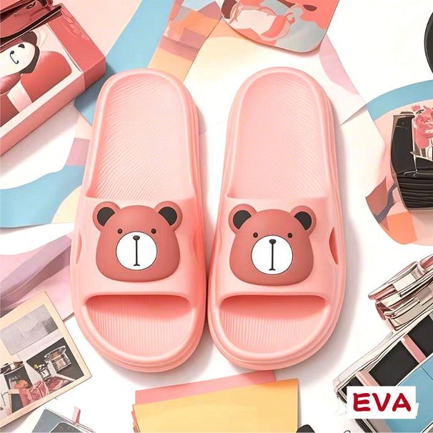 New Cartoon Slippers Women, Non-slip, Thick-soled, Cute, Lightweight EVA Sandals For Home Use_vogvips.com