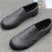 Suitable For All Seasons 2024 Spring New Slip-On Soft Sole Business Formal Waterproof Men's Casual Leather Shoes Sneakers_vogvips.com