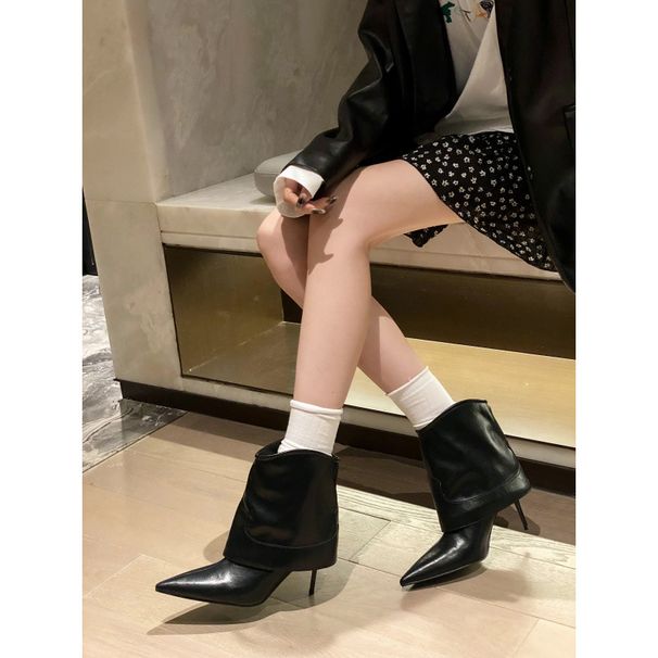 2026 Fall/Winter New Pointed Toe Stiletto High Heels, Slimming French Fashion, Sexy And Gorgeous Internet Celebrity_vogvips.com