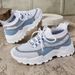 Women's Shoes Large Size Casual Shoes Flying Woven Breathable Single Shoes Thick Sole Heightening Shoes Dad Shoes_vogvips.com