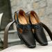 Large Size Hollow Sandals For Men, Summer Perforated Leather Men's Beach Shoes, Outdoor Flat Casual Shoes_vogvips.com