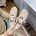 Summer New Style Women's Flat Soled Sandals Hollow Out Fishnet Mary Jane Single Shoes Mesh Ballet Shoes_vogvips.com