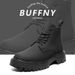 Martin Boots Long Tube Tooling High Street Soft Leather Tooling Locomotive Wind Heightened Boots_vogvips.com