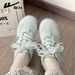 Huili WXY-Q153N Ballet-Style German Training Shoes 2026 Spring New Lace Bow Versatile Casual Shoes_vogvips.com