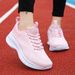 Plus Size Women's Sneakers New Breathable Casual Lightweight Soft Sole All-Season Flat Running Shoes_vogvips.com