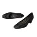 French Elegant Woven Hollow Thick Heel High Heels Women's Summer Pointed Head Shallow Mouth Hole Women's Single Shoes_vogvips.com