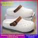 Baotou Men's Summer Thick Soled Sandals Non-Slip Beach Shoes Hollow out Driving Comfort plus Size Unique Design_vogvips.com