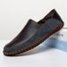 Men's Shoes Spring And Autumn New Breathable Casual Cowhide Sole Driving Slip On Shoes Soft Sole Genuine Leather Handmade Men's Shoes_vogvips.com
