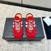 Women's Genuine Leather German Training Half Slippers 2026 Spring Collection Flat Casual Closed Toe Birken Shoes Red Black_vogvips.com