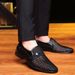 26ss Leather Summer Woven Business Formal Middle-aged And Elderly Dad Shoes, Casual Sandals For Men, Breathable Hollow S_vogvips.com