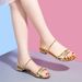 New Two-Way Wear For Women Summer 2026 Korean Version Versatile Stylish Ladies' Large Size Low-Heel Rhinestone Fairy_vogvips.com