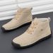 Large Size Men's Martin Boots Lace-Up Men's Boots Outdoor Short Boots Casual Tooling Boots Cotton Shoes_vogvips.com