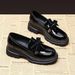 British Style Thick Soled Women S Leather Shoes New Spring And Autumn Mary Jane Versatile Black JK Platform Loafers_vogvips.com