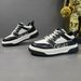 Men's Brand, High-End Feel, Thick Sole, Lightweight Sports New Leather Breathable And Versatile Trendy Shoes, Casual_vogvips.com